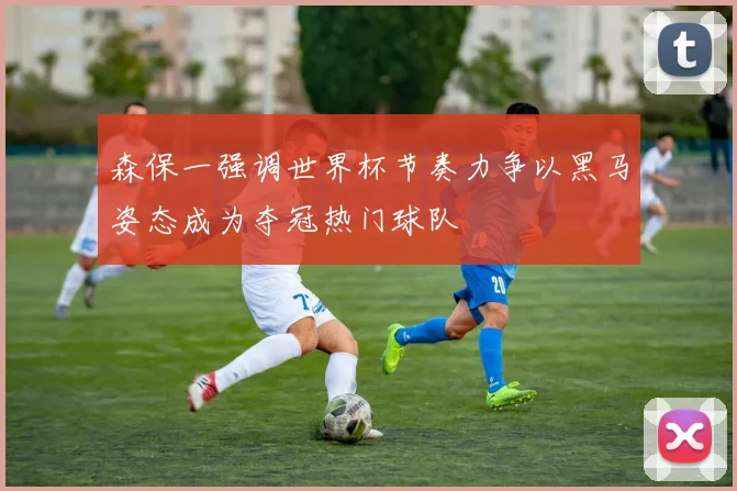 森保一强调世界杯节奏力争以黑马姿态成为夺冠热门球队